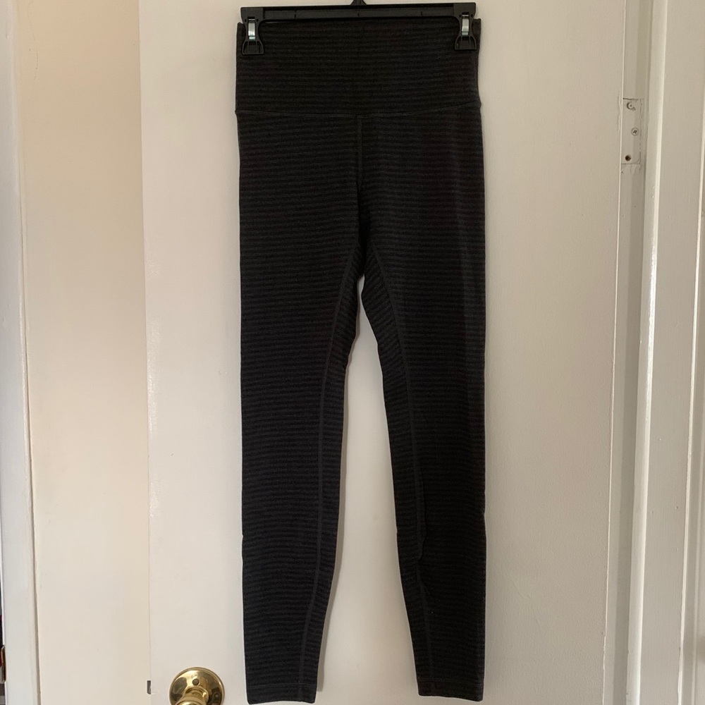 Lululemon Wunder Under High Rise Knit Leggings